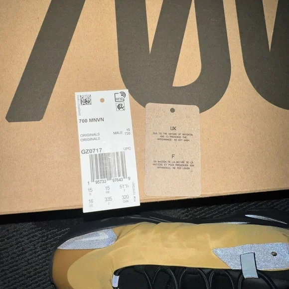 Adidas Yeezy 700 MNVN Honey Flux Size 16 - Picture 10 of 10
